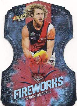 2020 Select Footy Stars - Fireworks Diecuts #FDC33 Dyson Heppell Front